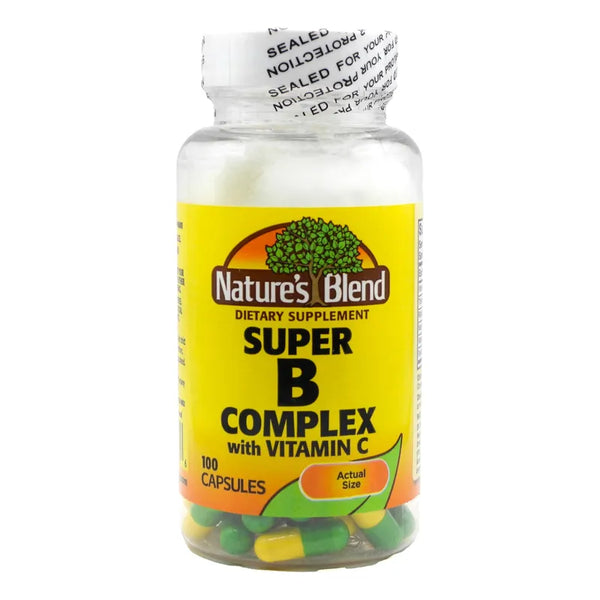 Basicos De Energia B Complejo Con Vitamina C 100 Capsulas Impulso Diario