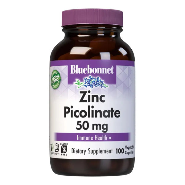 Capsulas Vegetales Picolinato Zinc 50 Mg Salud Hormonal E Inmunologica