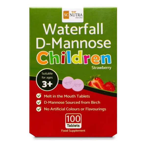 Cápsulas De D-Mannose Para Niños Sabor Fresa 100 Unidades