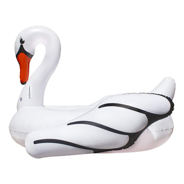 Flotador Jumbo Swan Rider Poolmaster Cisne Blanco Extra Grande para Piscina