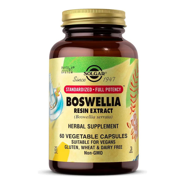 Capsulas De Extracto De Resina De Boswellia 60 Unidades Sin Gluten Vegano