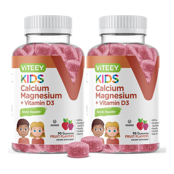Gomitas De Calcio Para Niños Con Vitamina D3 Y Magnesio Apoyo A La Salud Ósea