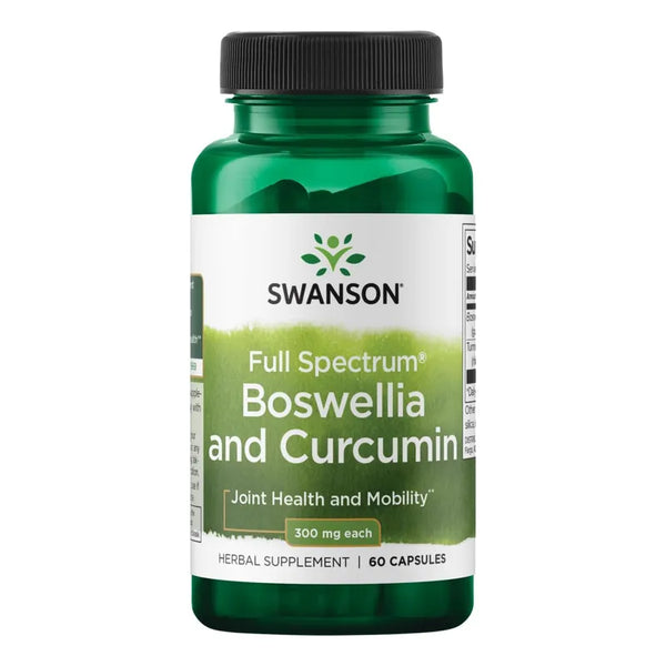 Boswellia Curcumina 60 Cápsulas Espectro Completo Salud Articular