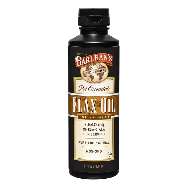 Aceite De Linaza Para Mascotas Barlean's Omega 3 Salud Y Bienestar