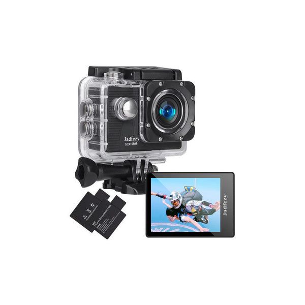 Camara De Accion Jadfezy 1080p 12mp Impermeable Con Baterias Larga Duracion