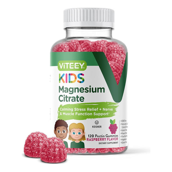 Gomitas Citrato De Magnesio Viteey 120 Unidades Relax Kids