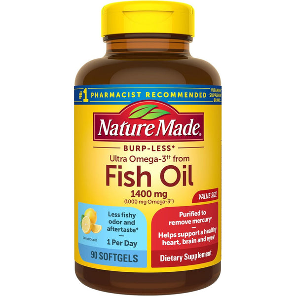 Nature Made Ultra Omega 3 1400 Mg Aceite De Pescado 90 Cápsulas