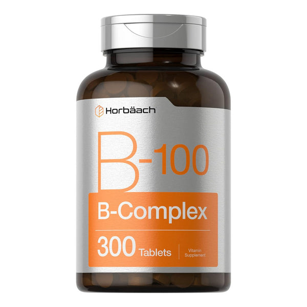 Complejo Vitamina B-100 Horbäach 300 Tabletas Sin Gluten