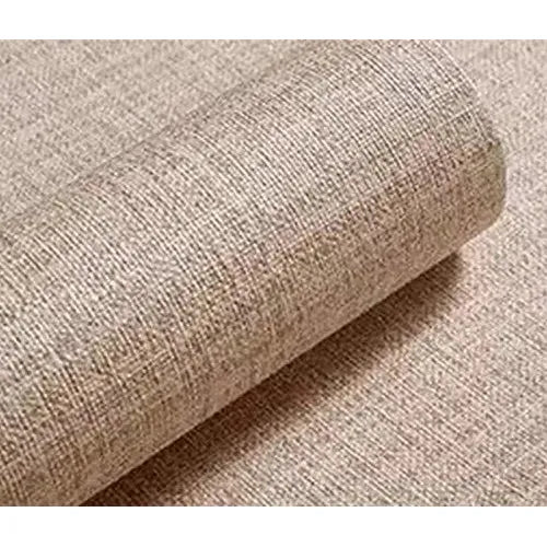 Papel Autoadhesivo Estilo Tela Lino Resistente Al Agua y Ecológico 5.3 Mt x 40 Cm