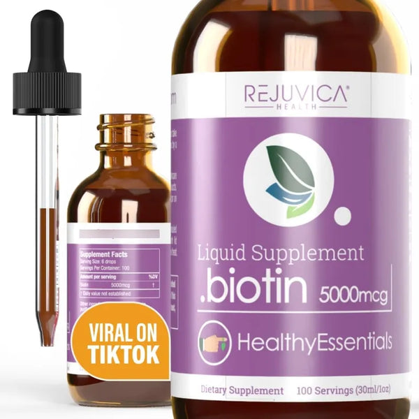 Biotina Liquida Avanzada 5000Mcg Apoyo Cabello Piel Uñas