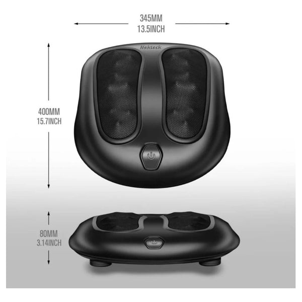 Masajeador De Pies Nekteck Shiatsu Con Calor Infrarrojo Para Relajación Y Alivio