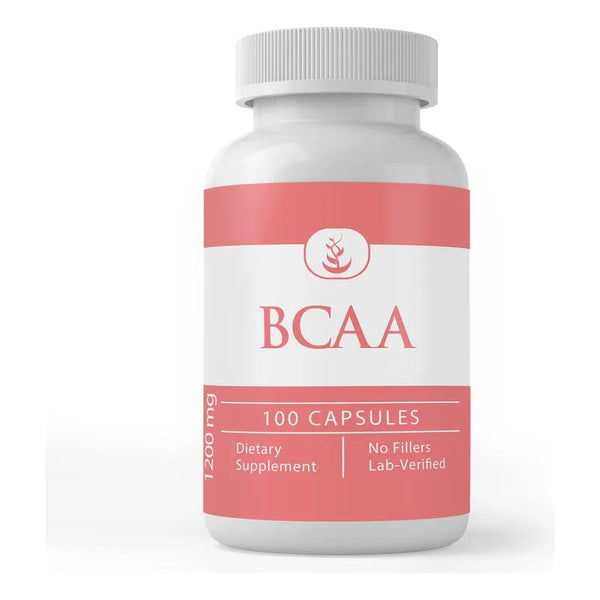 Bcaa 100 Capsulas Puras Sin Aditivos Apoyo Salud Por 1 Mes