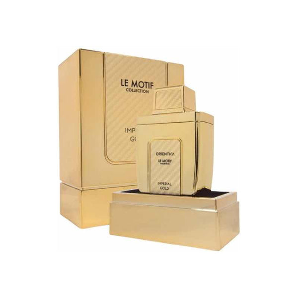 Perfume Orientica Le Motif Imperial Gold Con Notas Cítricas Y Base De Sándalo