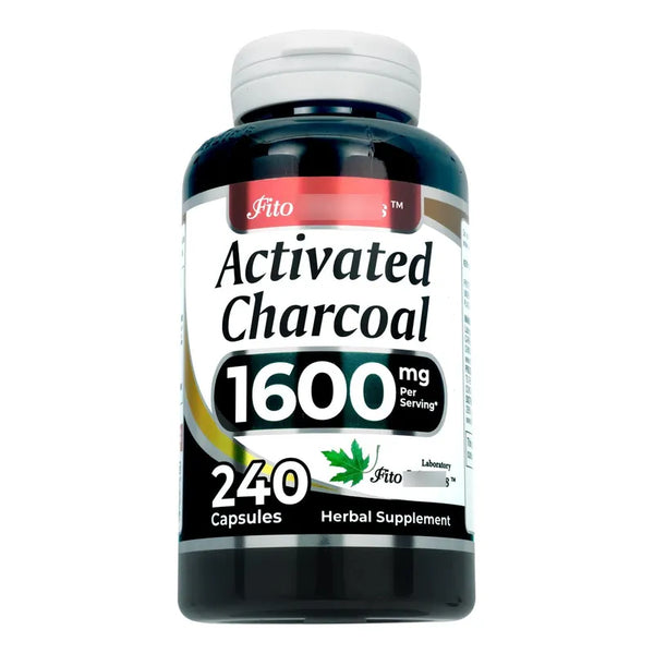 Capsulas De Carbon Activado 1600 Mg Fito Medics Ultra Alta Absorcion