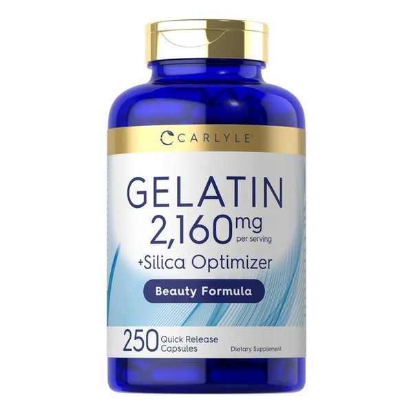 Capsulas De Gelatina 2160 Mg Optimizador De Sílice 250 Unidades