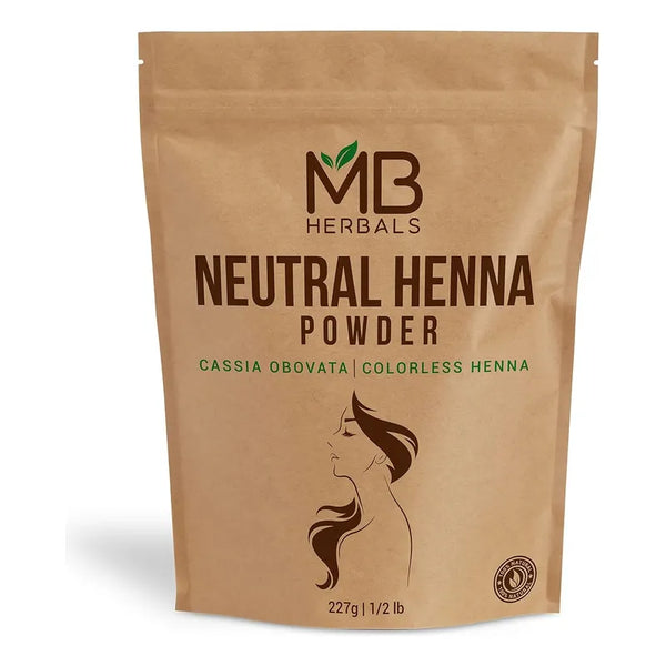 Mb Herbals Polvo De Henna Neutro 227 G Acondicionador Natural