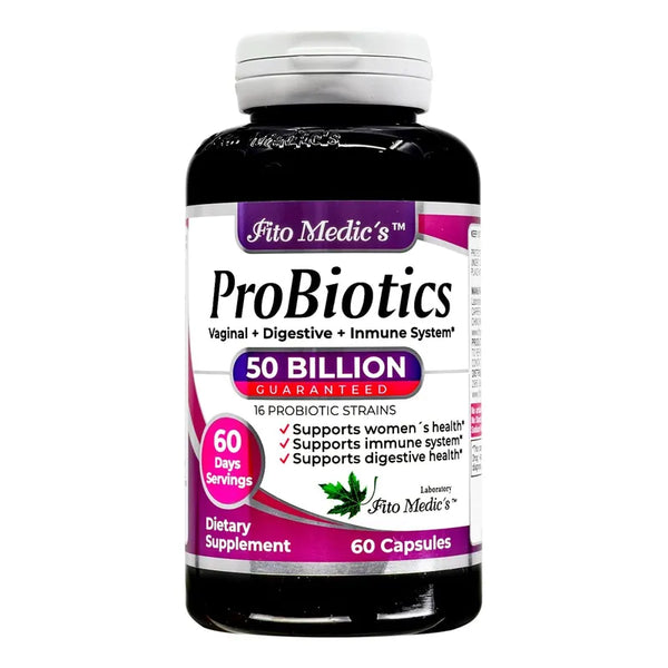 Probioticos Para Mujeres 50 Mil millones Ufc Fito Medic Salud Digestiva