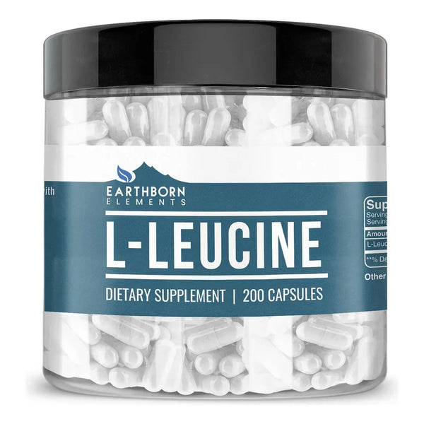 L-Leucina 200 Cápsulas Pureza Sin Aditivos Suministro Para 50 Días