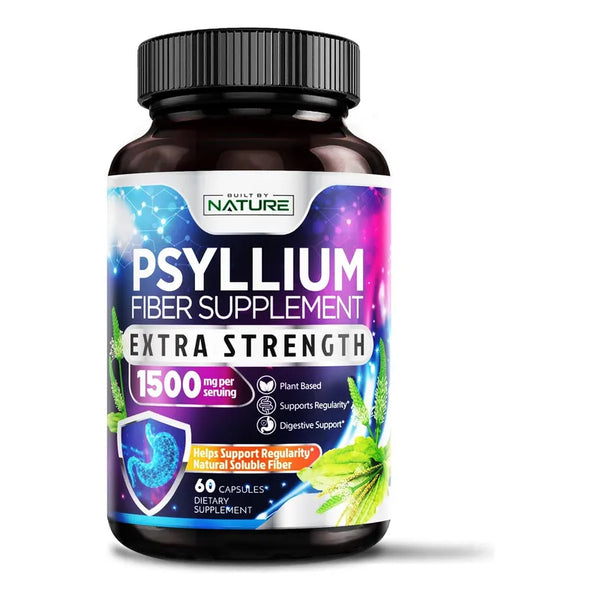 Capsulas Fibra Soluble Psyllium 1500mg Apoya Salud Digestiva