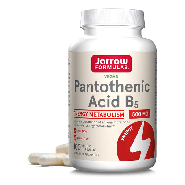 Acido Pantotenico B5 500 Mg Jarrow Formulas Suplemento Energetico