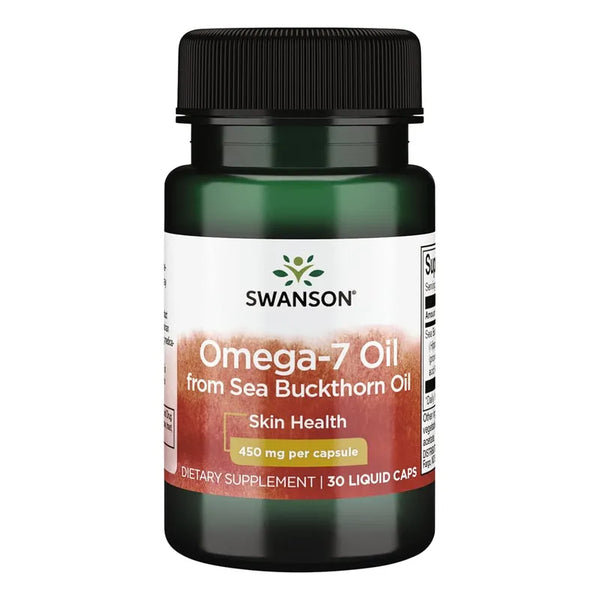 Aceite Omega 7 Espino Amarillo 450 Mg 30 Cápsulas Naturales