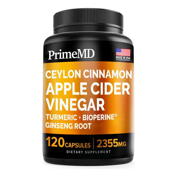 Canela De Ceilan Con Vinagre Sidra De Manzana 120caps Suplemento Bienestar Total