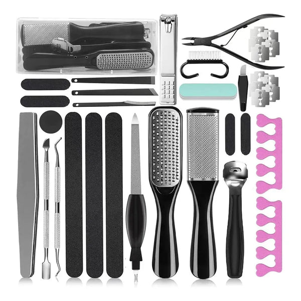 Kit De Pedicura Profesional 36 En 1 De Acero Inoxidable Cuida Tus Pies
