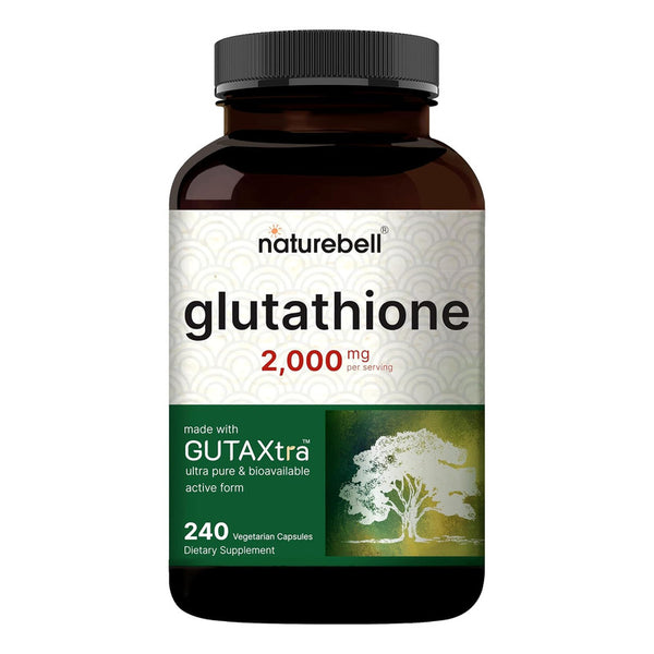 Glutatión 2000 Mg NatureBell Cápsulas Vegetarianas Para Salud Y Bienestar