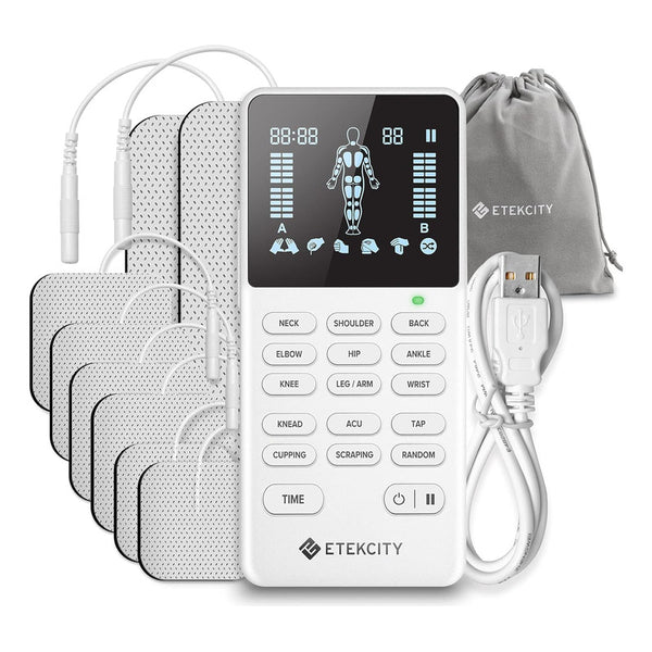 Etekcity Estimulador Muscular Tens 4 Canales Alivio Sin Drogas