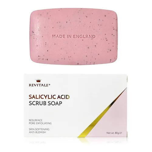 Revitale Jabón Exfoliante De Ácido Salicílico Antiacné 80g Piel Suave Sin Acné