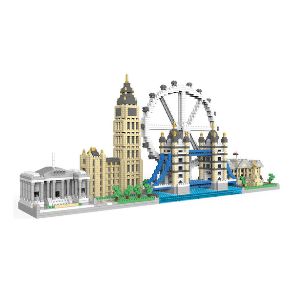 Juego De Microbloques Londres Skyline 3076 Piezas Para Niños Y Adultos