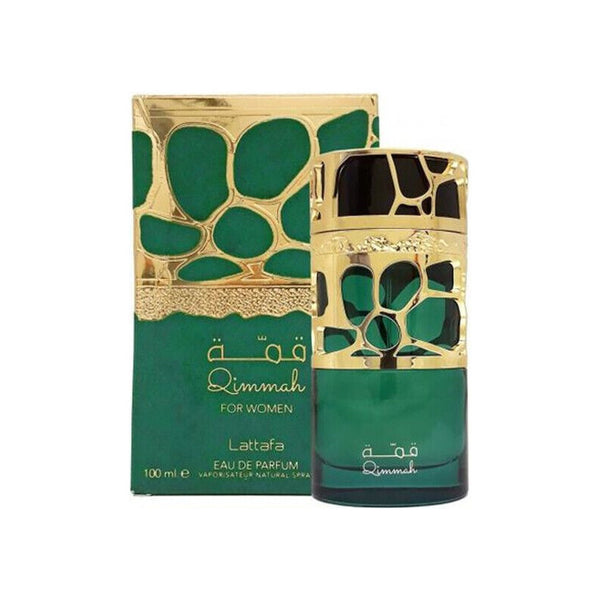 Perfume Lattafa Qimmah For Women Eau De Parfum 100ml Nota de Almendra y Cafe