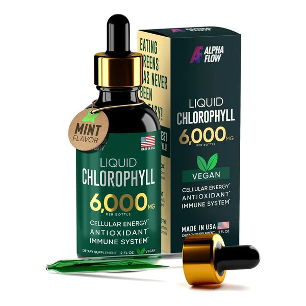 Gotas Líquidas De Clorofila 6000 Mg Antioxidante Aumenta Energía Saludable