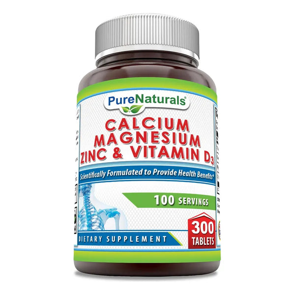 Capsulas De Calcio Magnesio Zinc 300 Unidades Salud Osea Suplemento Importado