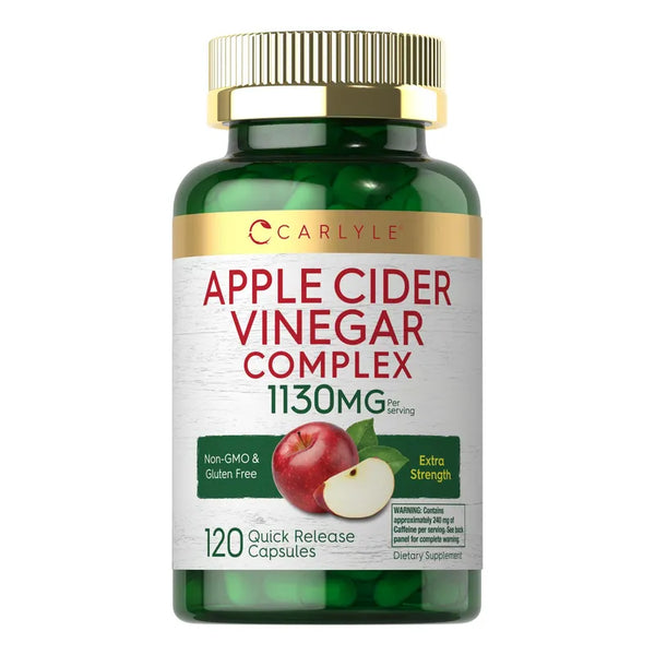 Capsulas Vinagre Sidra Manzana Cayena Jengibre Suplemento Sin Gluten Ni Ogms