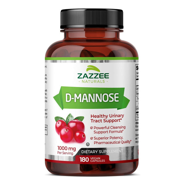 Cápsulas D-Mannose 1000 Mg Veganas Suplemento Urinario