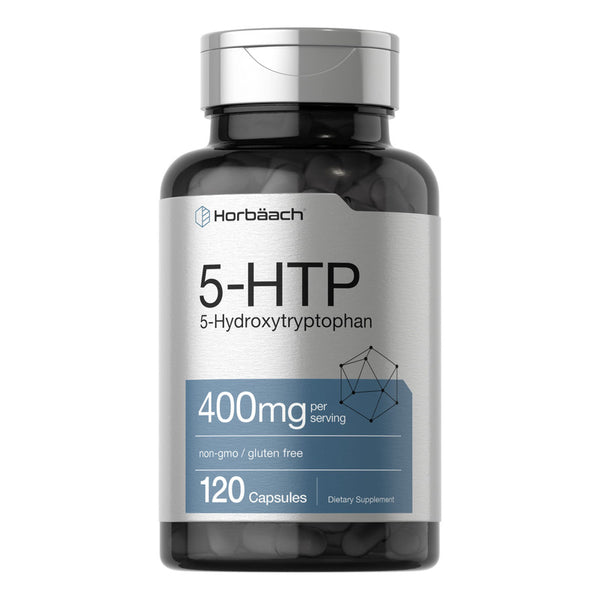 Capsulas 5htp 400 Mg 120 Unidades Sin Gluten Y OMG Extra Fuerte