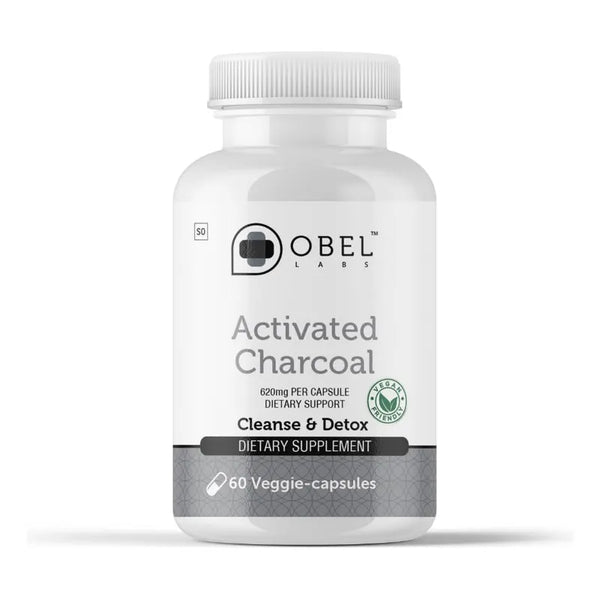 Capsulas Carbon Activado Apoyo Digestivo 60 Uni Para Veganos