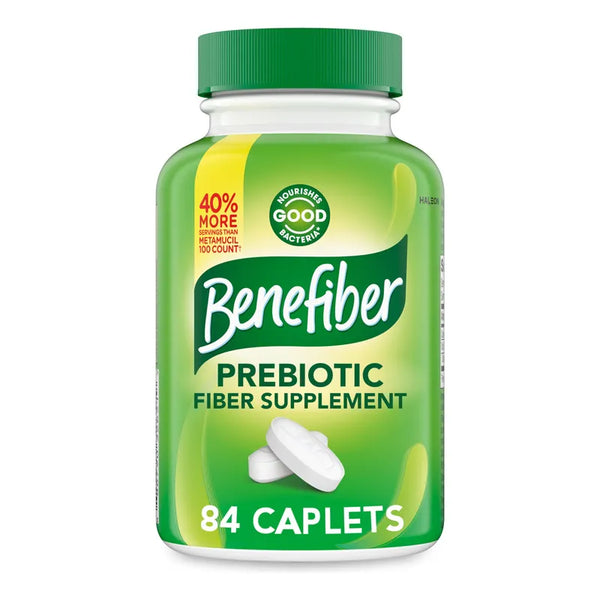 Benefiber Fibra Prebiotica En Capsulas Para Salud Intestinal Y Digestiva 84 Unidades