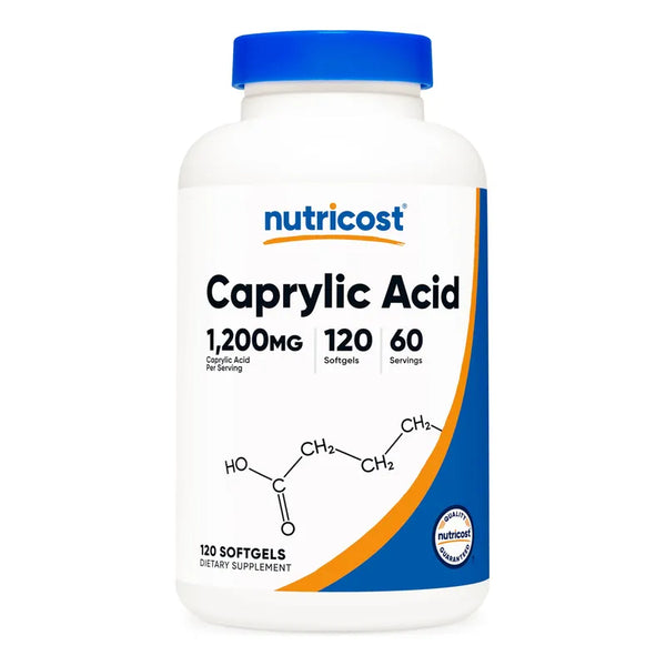 Ácido Caprílico 1200 Mg Nutricost Cápsulas Salud Efectiva