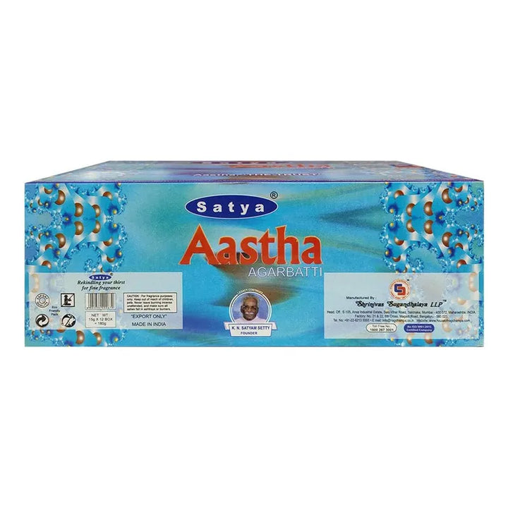 Aastha Varillas De Incienso Aroma Suave Y Soporte Incluido - Imagen 5