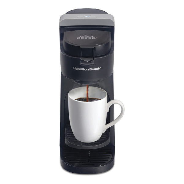 Cafetera Hamilton Beach The Scoop Single Serve Negra Prepara Cafe Delicioso En Minutos