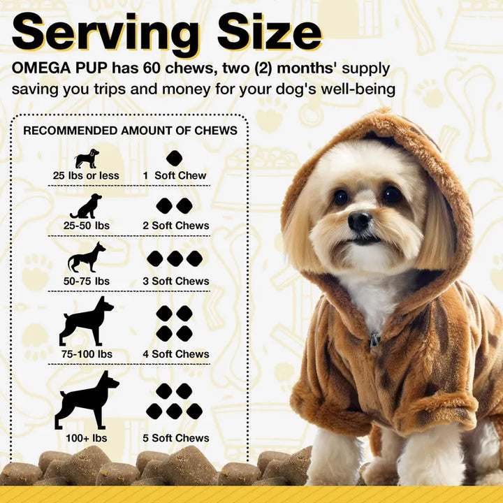 Aceite De Pescado Natural Omega 3 Para Perros 60 Cápsulas Al - Imagen 5