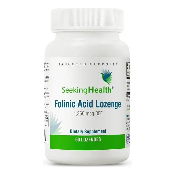 Ácido Folínico Metilado 1360 Mcg Suplemento Salud Cardíaca Y Cerebral 60 Tab