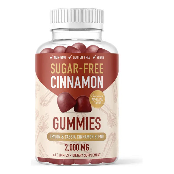 Gomitas Canela Complejo Ceylan Y Cassia 2000 Mg Sin Azúcar Manzana