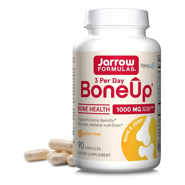 Boneup D3 K2 Mk7 Calcio Jarrow Formulas 90 Cápsulas Para Salud Ósea