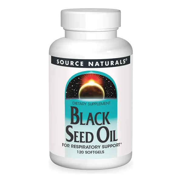 Aceite De Semilla De Comino Negro Source Naturals Cápsulas Blandas Respiratorio