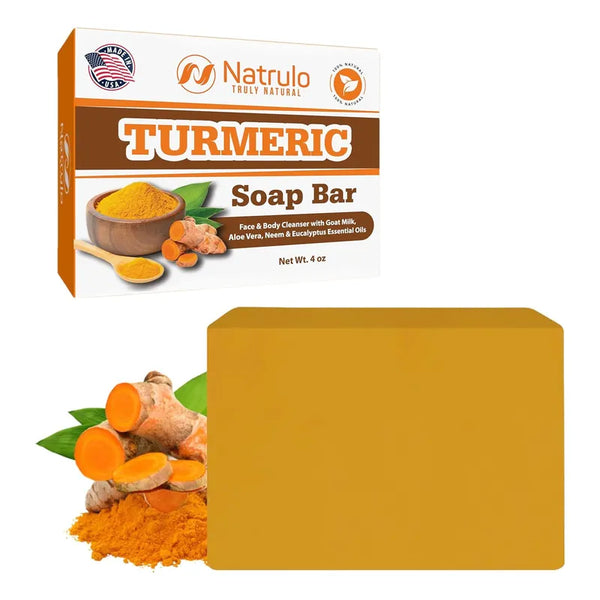 Jabón De Cúrcuma Facial Y Corporal Anti Acné Y Reparador