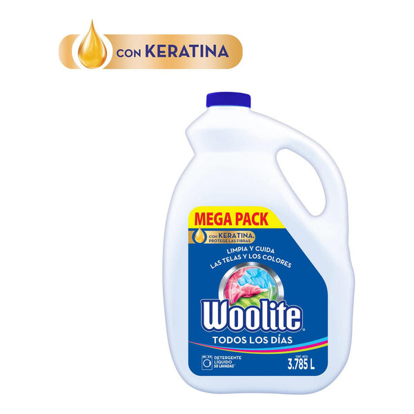 Woolite Detergente Liquido Todos Los Dias 3785ml Protege Y Revitaliza