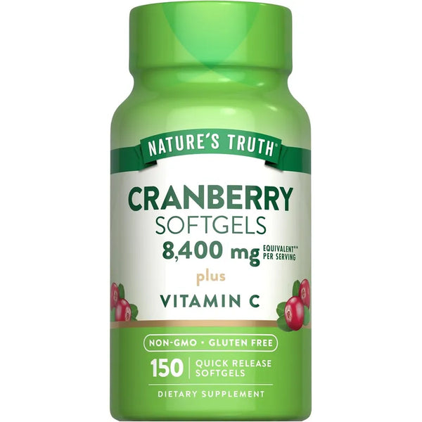 Capsulas Blandas De Arandano Con Vitamina C NatureS Truth 8400 Mg
